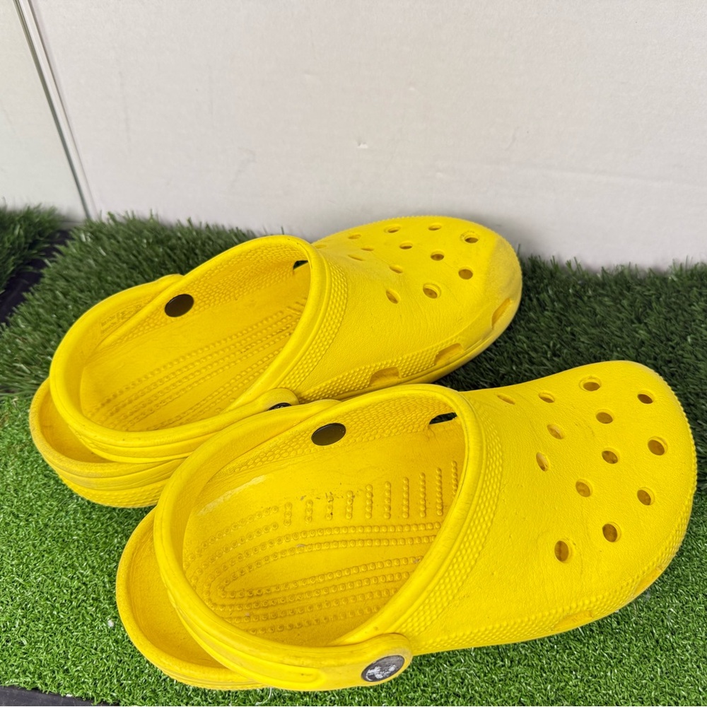 Yellow crocs